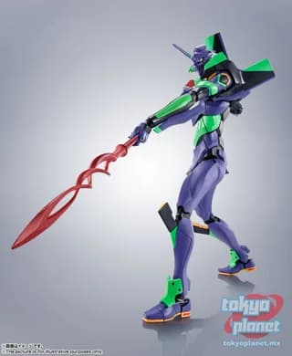 ROBOT SPIRITS EVANGELION TEST TYPE-01 + Spear Of Cassius Renewal Color Edition