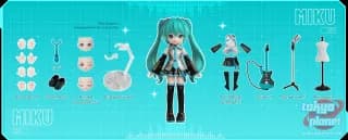 Blokees Hatsune Miku DaaLaMode Series Official Outfit