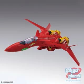 HG 1/100 VF-19 CUSTOM FIRE VALKYRIE WITH SOUND BOOSTER