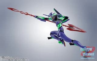 ROBOT SPIRITS EVANGELION TEST TYPE-01 + Spear Of Cassius Renewal Color Edition