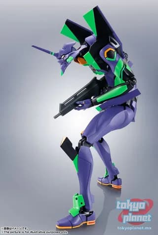 ROBOT SPIRITS EVANGELION TEST TYPE-01 + Spear Of Cassius Renewal Color Edition