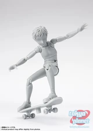 S.H.Figuarts BODY-KUN  School Life Edition DX SET (Gray Color Ver.)