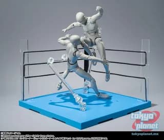 TAMASHII STAGE ACT Ring Corner(Neutral Corner) & folding Chair Set for SHF