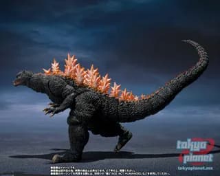 S.H.MonsterArts  GODZILLA [2004] HEAT RAY Ver. VS NEW GOTENGO