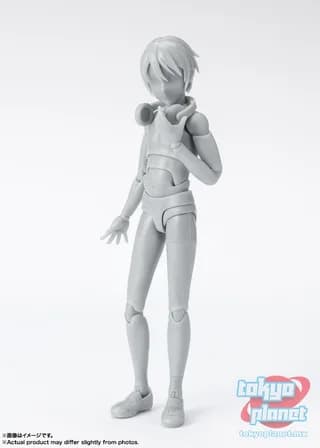 S.H.Figuarts BODY-KUN  School Life Edition DX SET (Gray Color Ver.)