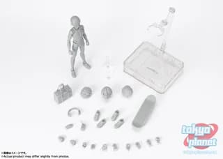 S.H.Figuarts BODY-KUN  School Life Edition DX SET (Gray Color Ver.)