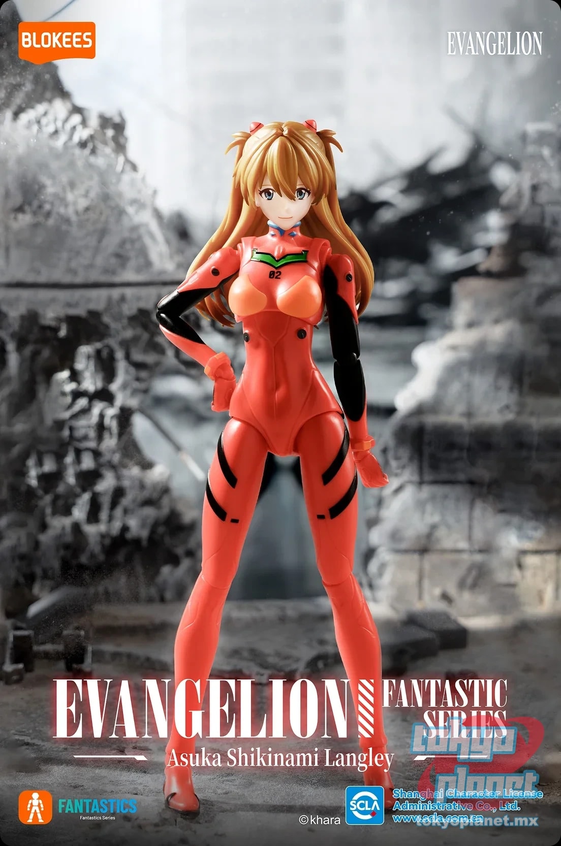 Blokees Fantastics Series Asuka Shikinami Langley (Plug Suit)