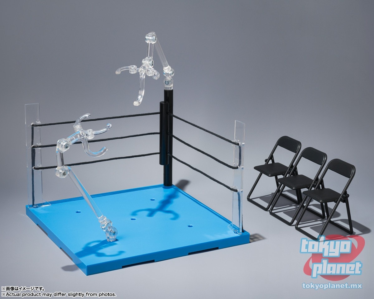 TAMASHII STAGE ACT Ring Corner(Neutral Corner) & folding Chair Set for SHF