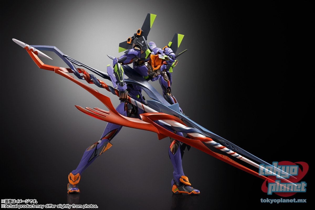 Metal Build EVANGELION TEST TYPE-01 30 with the spear of Gaius